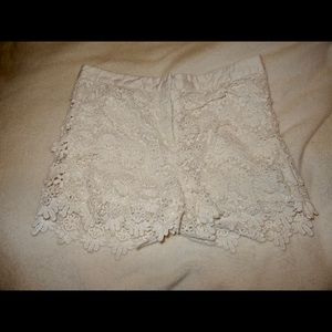 Joe Fresh White Flowered Shorts